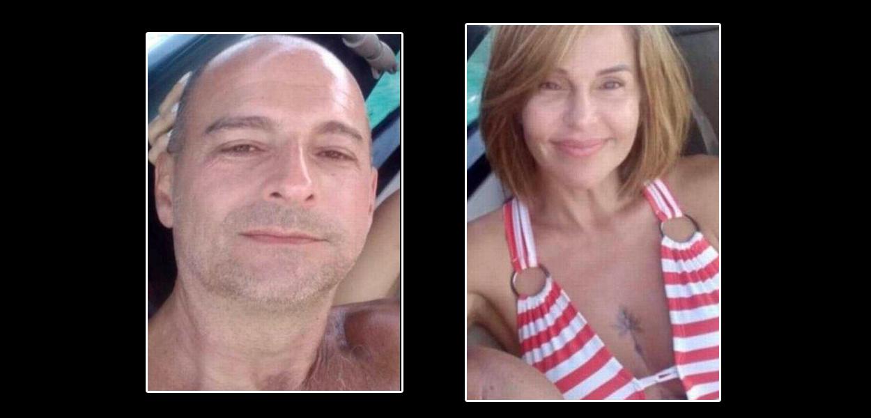 Empresário Leonardo de Andrade e a ex-mulher dele