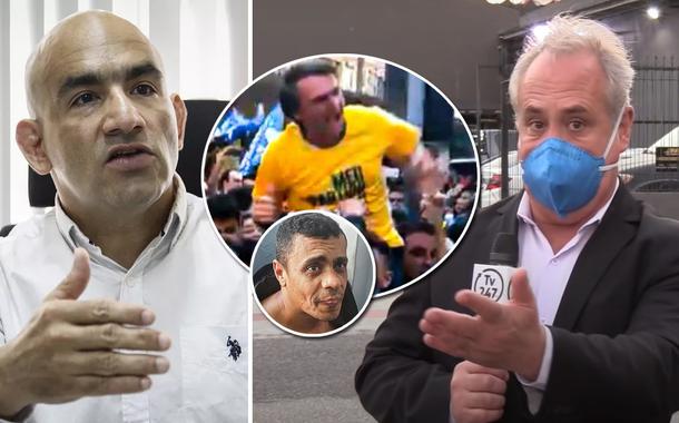 Jurista Luis Carlos Valois, Jair Bolsonaro, Adélio Bispo e o jornalista Joaquim de Carvalho