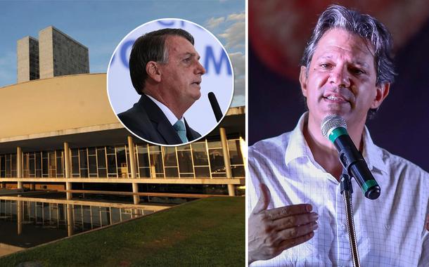 Jair Bolsonaro e Fernando Haddad