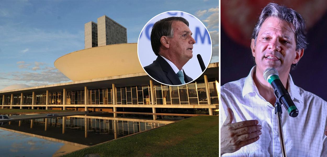 Jair Bolsonaro e Fernando Haddad