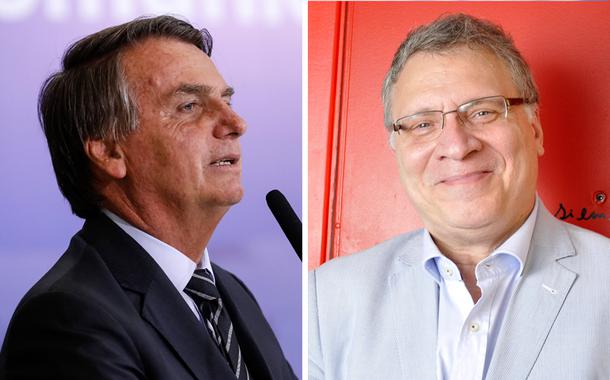 Montagem: Jair Bolsonaro e Eugênio Aragão