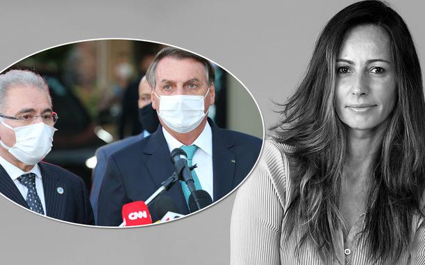 Marcelo Queiroga, Jair Bolsonaro e Ana Paula Henkel