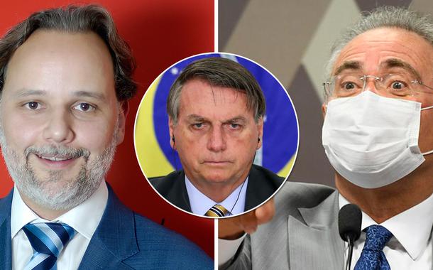 Marco Aurélio de Carvalho, Jair Bolsonaro e Renan Calheiros