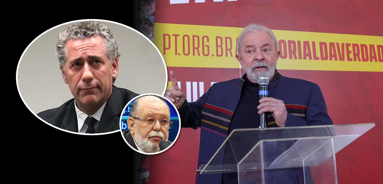 Ex-diretor da OAS Augusto Cesar Uzeda, ex-presidente da empreiteira Léo Pinheiro e o ex-presidente Luiz Inácio Lula da Silva