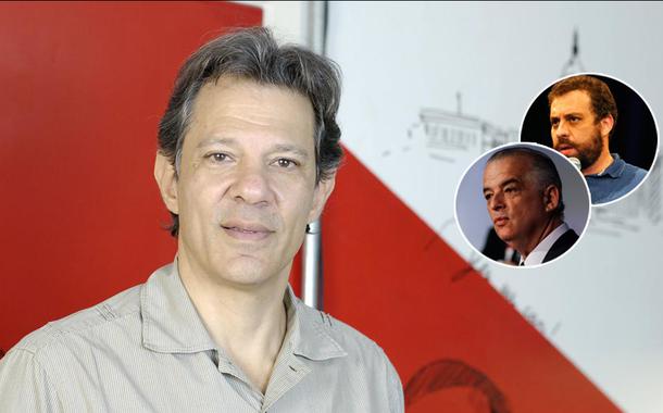 Fernando Haddad, Guilherme Boulos e Márcio França