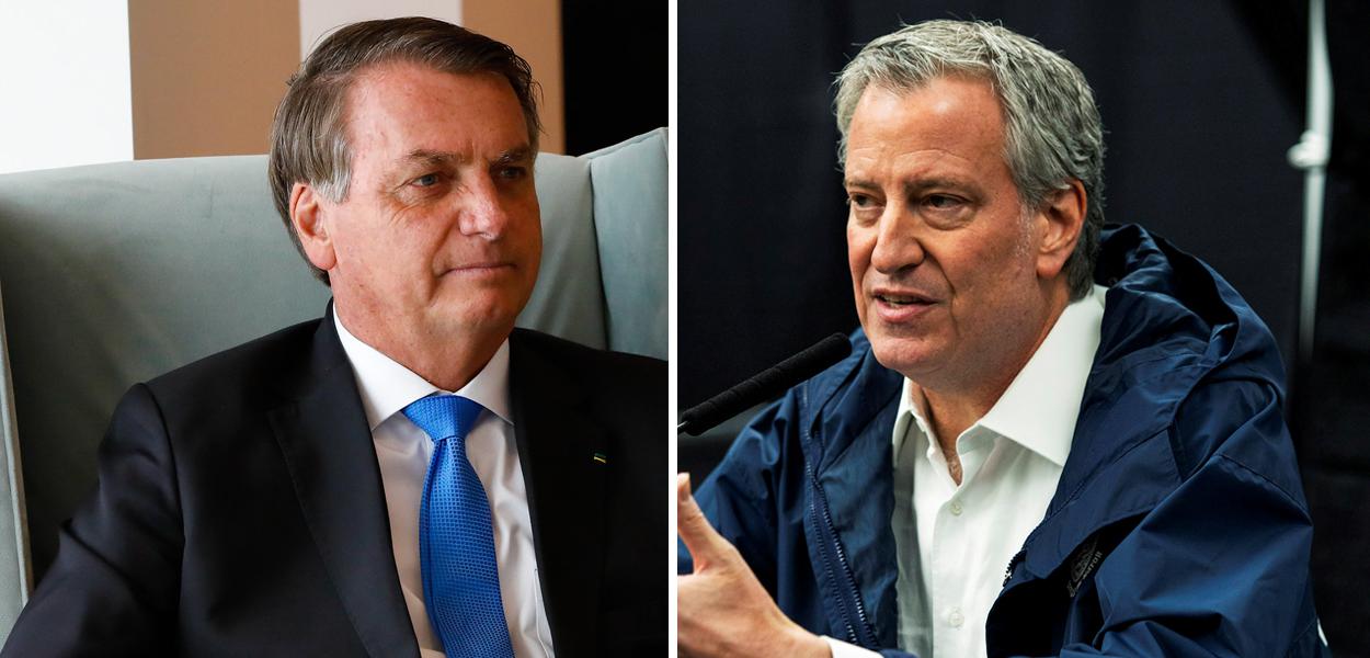 Jair Bolsonaro e Bill De Blasio