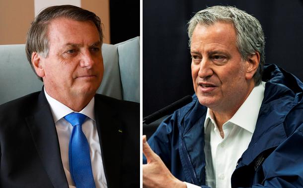 Jair Bolsonaro e Bill De Blasio