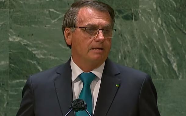 Jair Bolsonaro em discurso na ONU