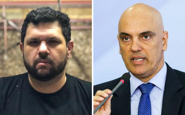 Oswaldo Eustáquio (à esq.) e Alexandre de Moraes