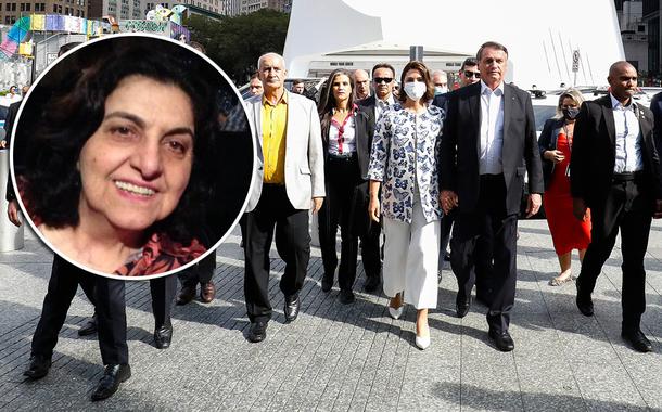 Jornalista Rosângela Bittar e a comitiva presidencial brasileira em Nova York