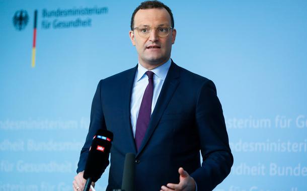 Ministro da Saúde da Alemanha, Jens Spahn, durante entrevista coletiva em Berlim22/09/2021