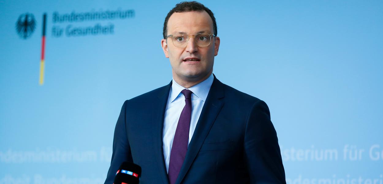 Ministro da Saúde da Alemanha, Jens Spahn, durante entrevista coletiva em Berlim22/09/2021