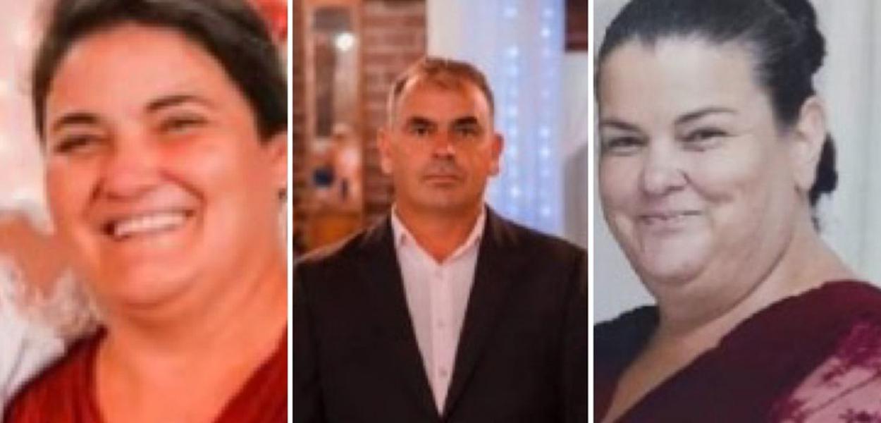 Valdir, Deneci e Denilde Carboni Pedro