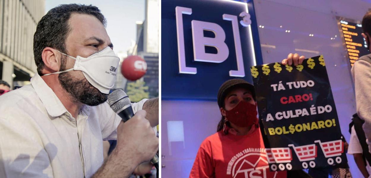 Guilherme Boulos e MTST ocupa Bolsa de Valores de SP