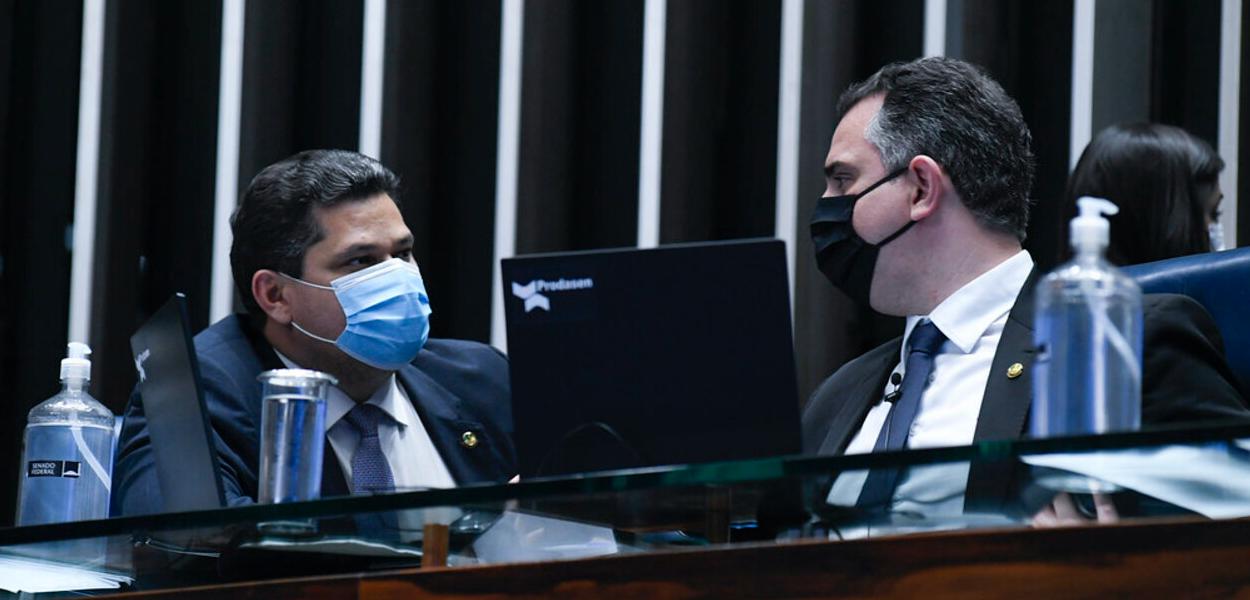 Davi Alcolumbre e Rodrigo Pacheco