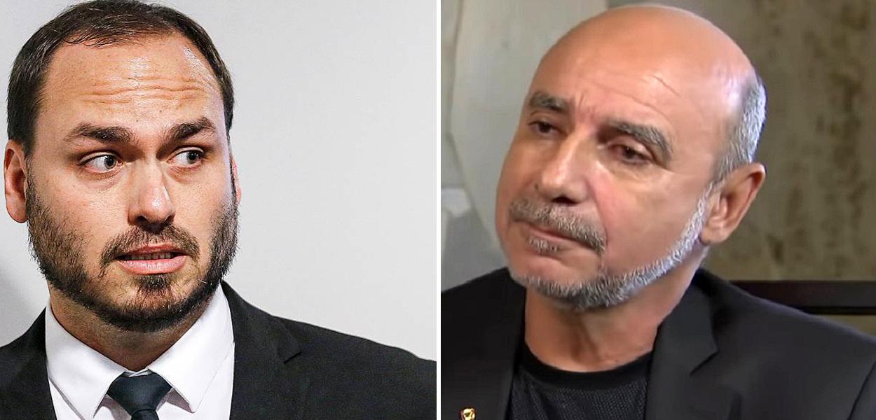 Carlos Bolsonaro e Fabrício Queiroz