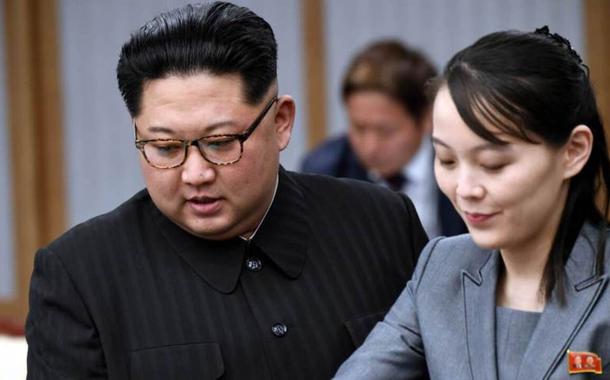 Kim Jong Un e Kim Yo Jong