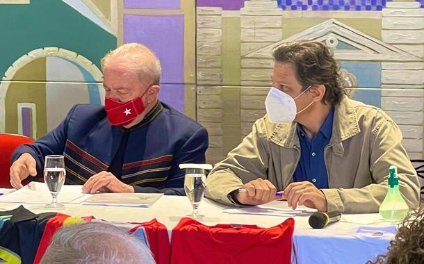 Lula e Fernando Haddad