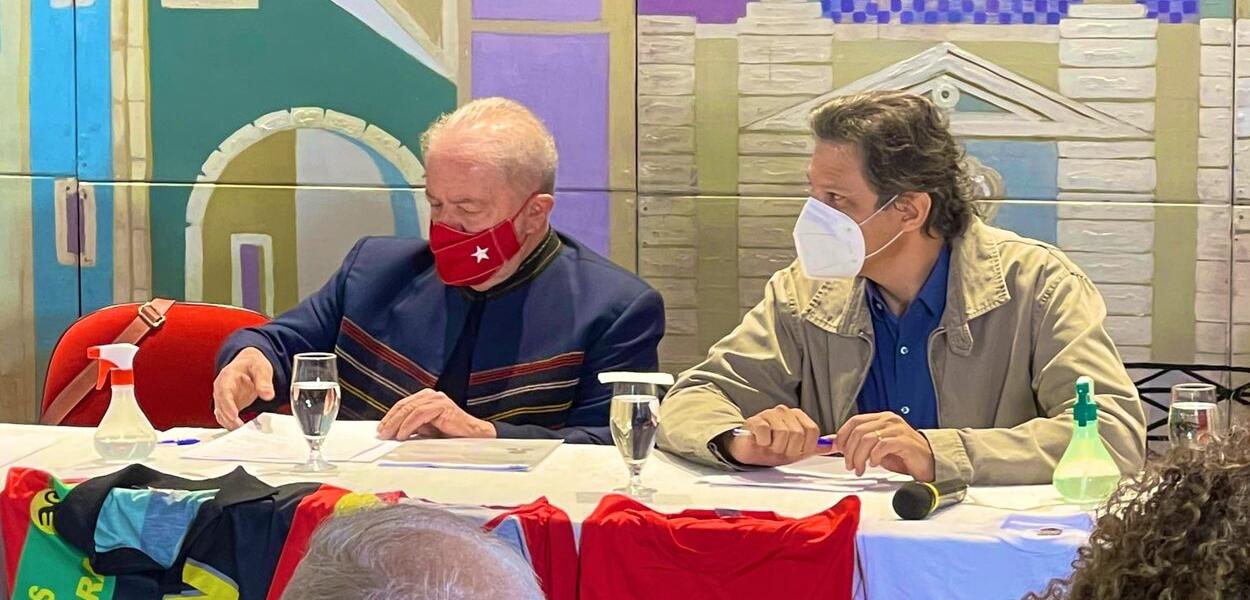 Lula e Fernando Haddad