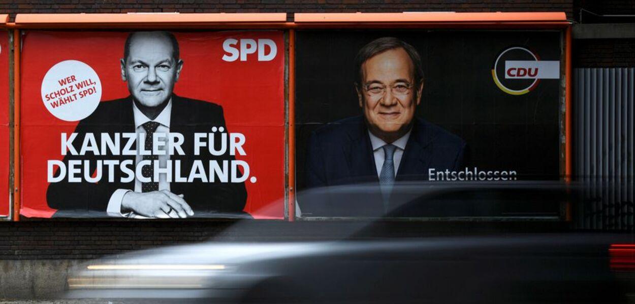 Olaf Scholz e Armin Laschet