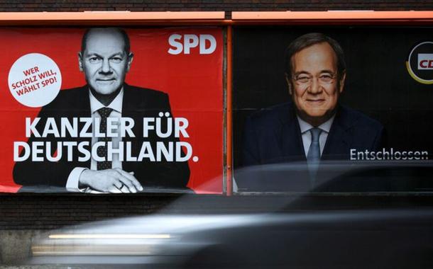 Olaf Scholz e Armin Laschet