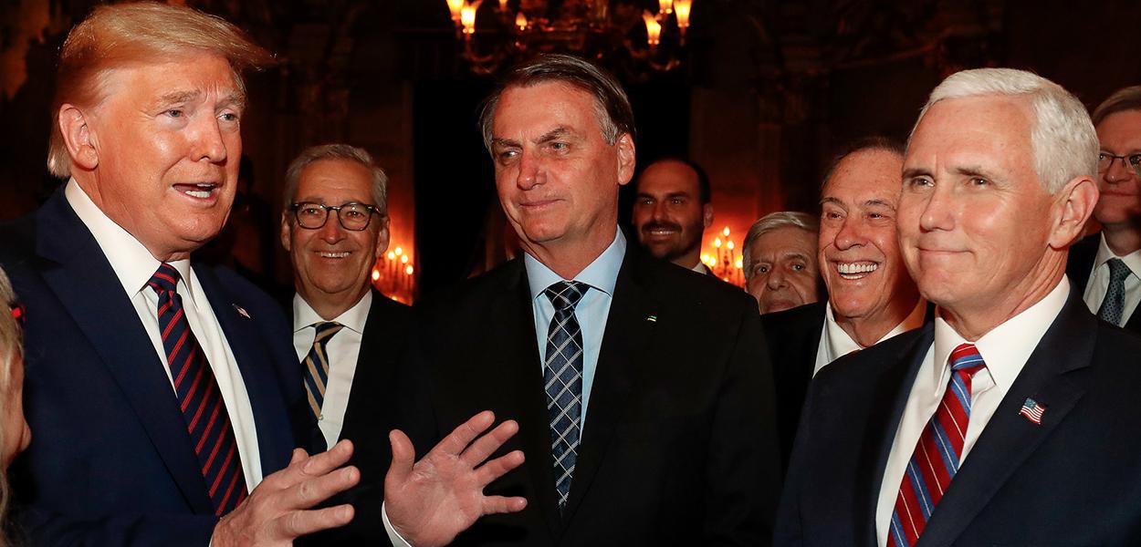 Trump com Bolsonaro