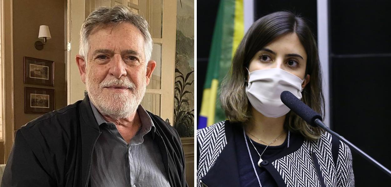 José de Abreu e Tabata Amaral