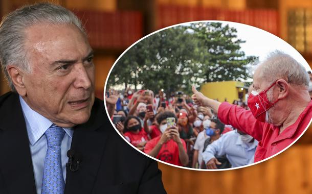 Michel Temer o ex-presidente Luiz Inácio Lula da Silva