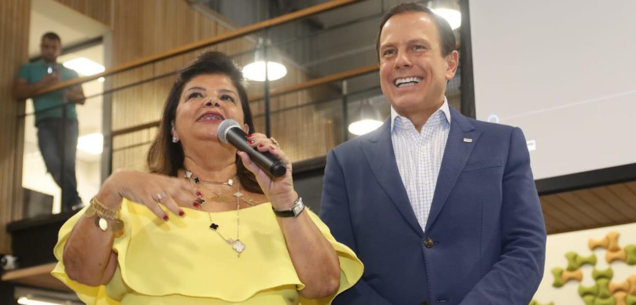 Luiza Trajano e João Doria