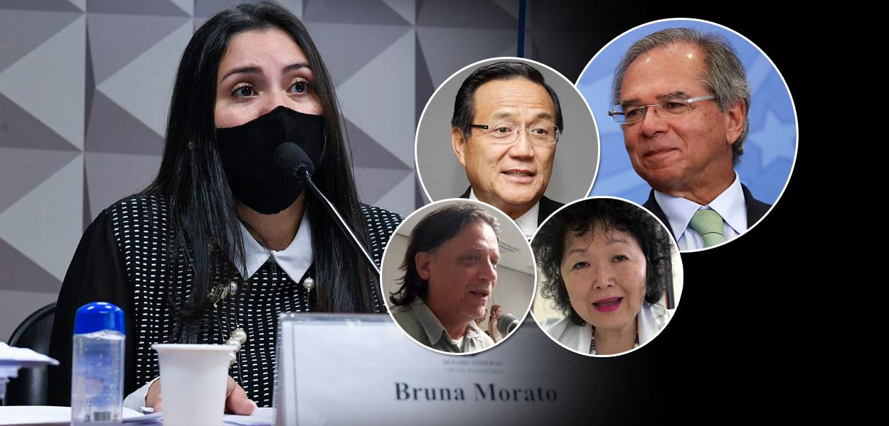 Bruna Morato, Anthony Wong, Paulo Guedes, Paolo Zanotto e Nise Yamaguchi