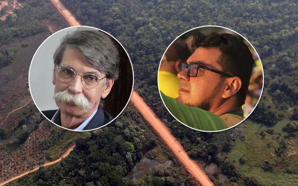 Pesquisador do Inpa Philip M. Fearnside e líder do Movimento Conservador Amazonas, o curitibano Sérgio Kruke