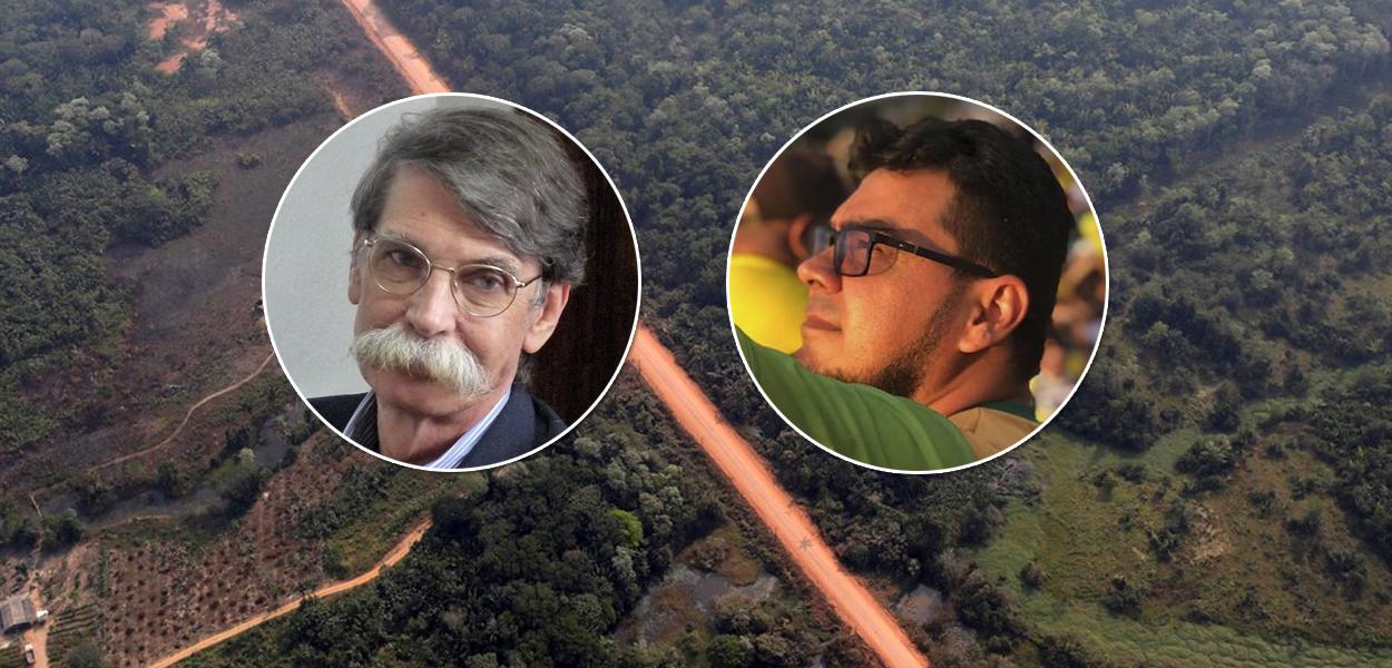 Pesquisador do Inpa Philip M. Fearnside e líder do Movimento Conservador Amazonas, o curitibano Sérgio Kruke