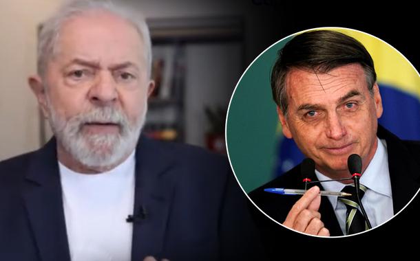 Lula e Jair Bolsonaro