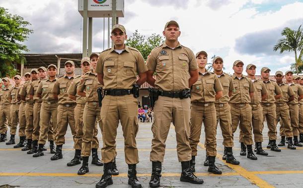 Agentes da Polícia Militar de Santa Catarina