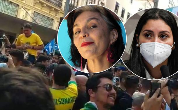 Jair Bolsonaro, Cynara Menezes e Bruna Morato