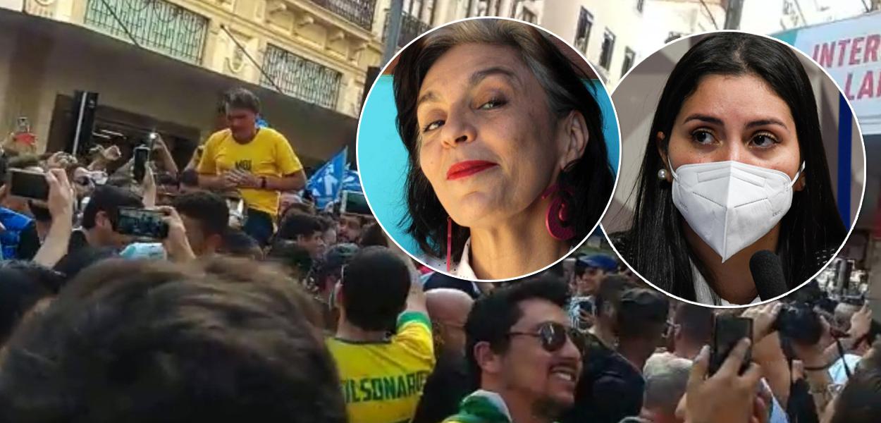 Jair Bolsonaro, Cynara Menezes e Bruna Morato