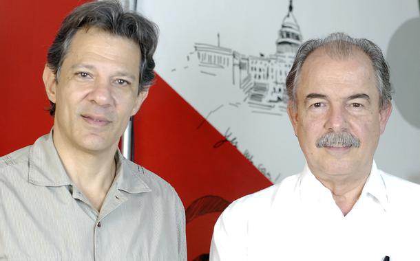 Fernando Haddad e Aloizio Mercadante