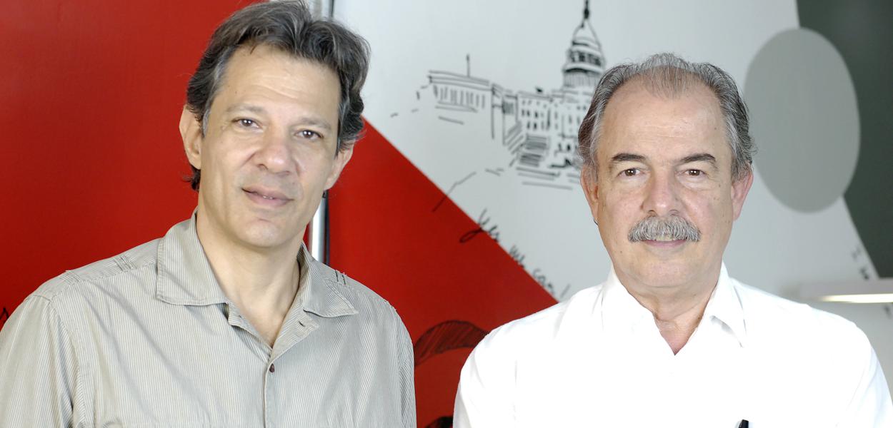 Fernando Haddad e Aloizio Mercadante