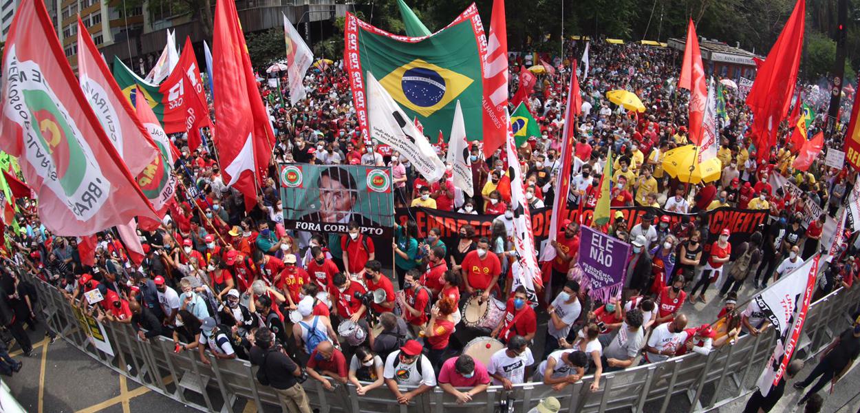 Manifestação “Fora Bolsonaro”, São Paulo, Av. Paulista.