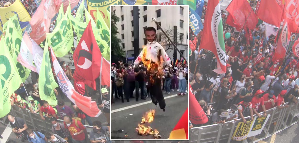Manifestação “Fora Bolsonaro”, São Paulo, Av. Paulista.