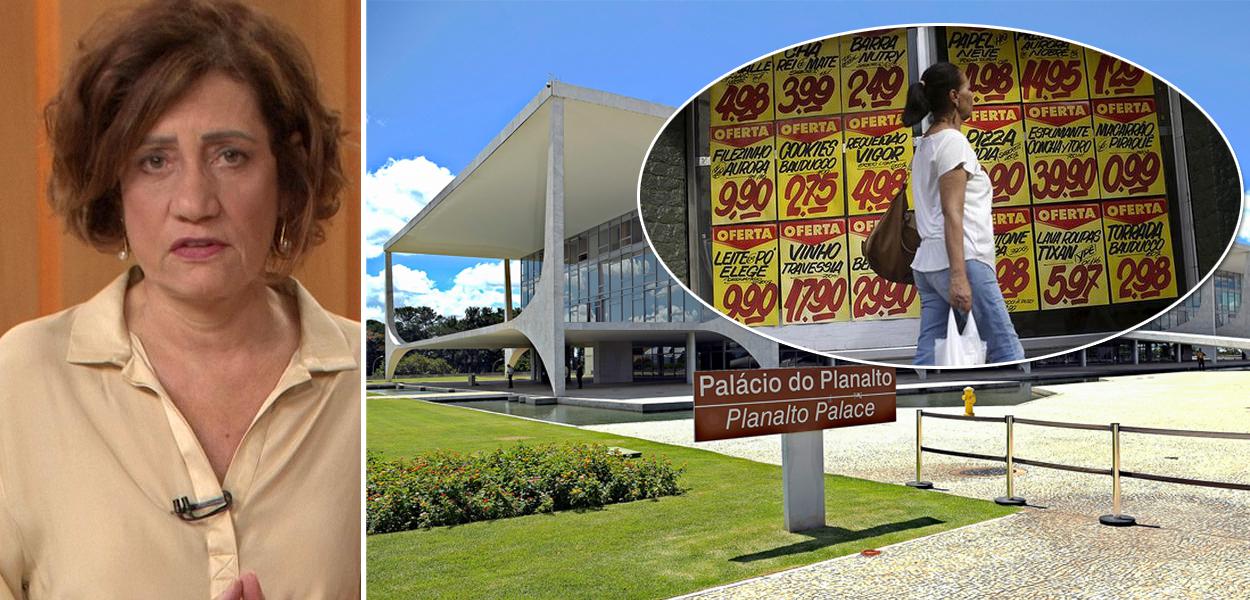 Jornalista Miriam Leitão, o Planalto