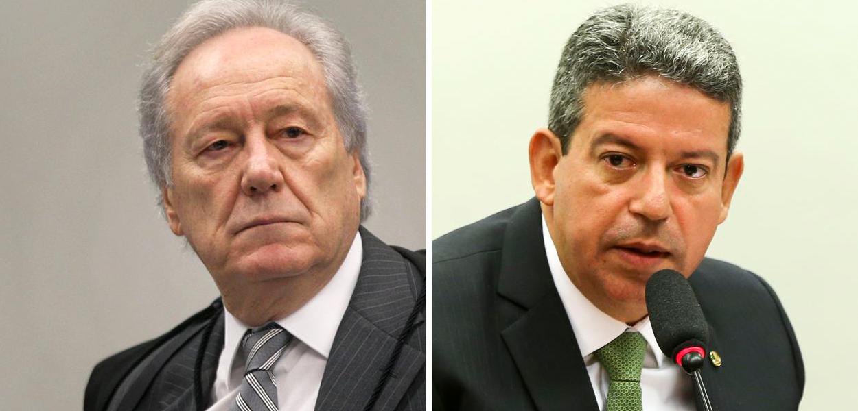 Ricardo Lewandowski e o presidente da Câmara, Arthur Lira