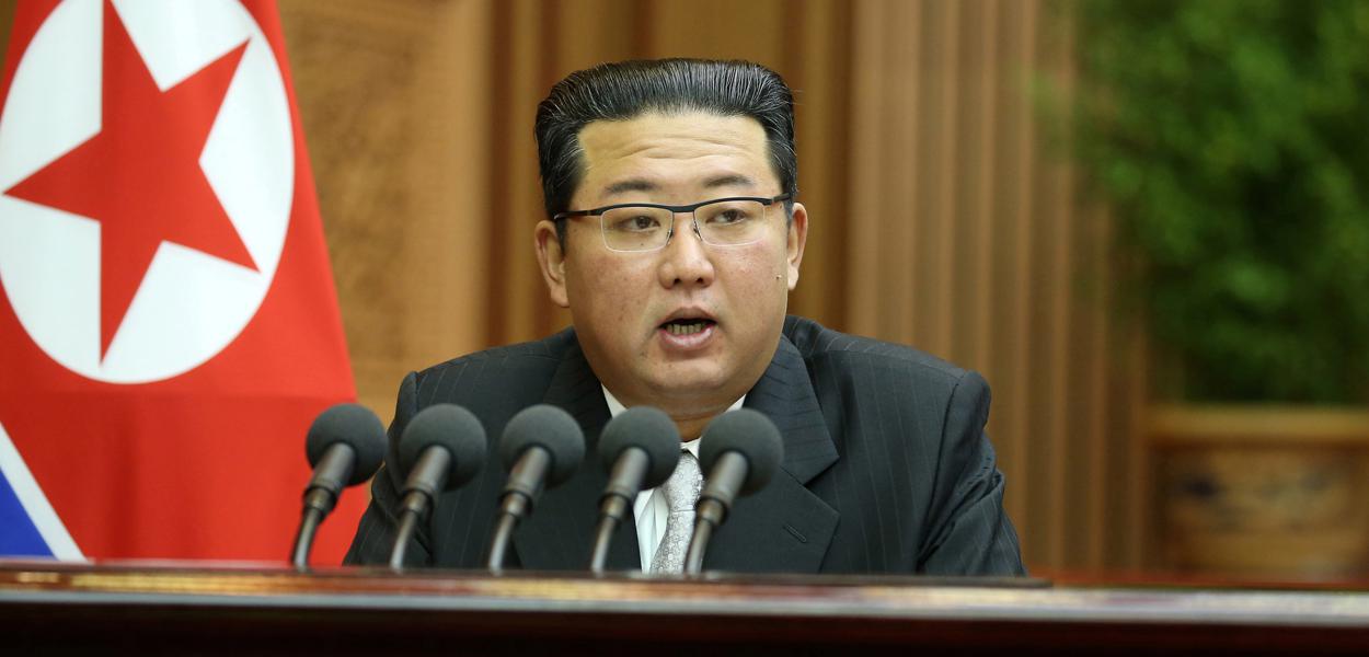 Líder da Coreia do Norte, Kim Jong Un