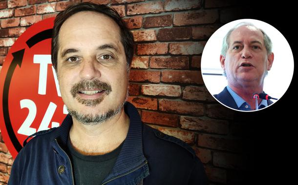 Jornalista Rodrigo Vianna e o ex-ministro Ciro Gomes