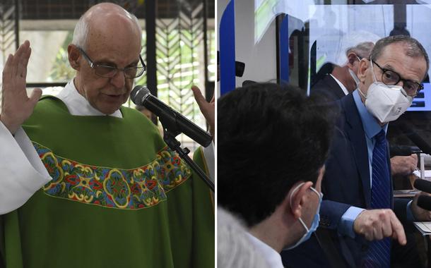 Padre Julio Lancellotti e senador Fabiano Contarato