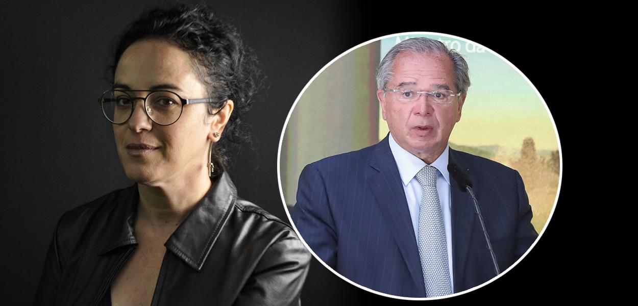 Marcia Tiburi e Paulo Guedes