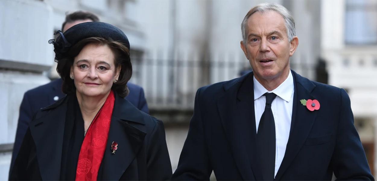 Cherie Blair e Tony Blair