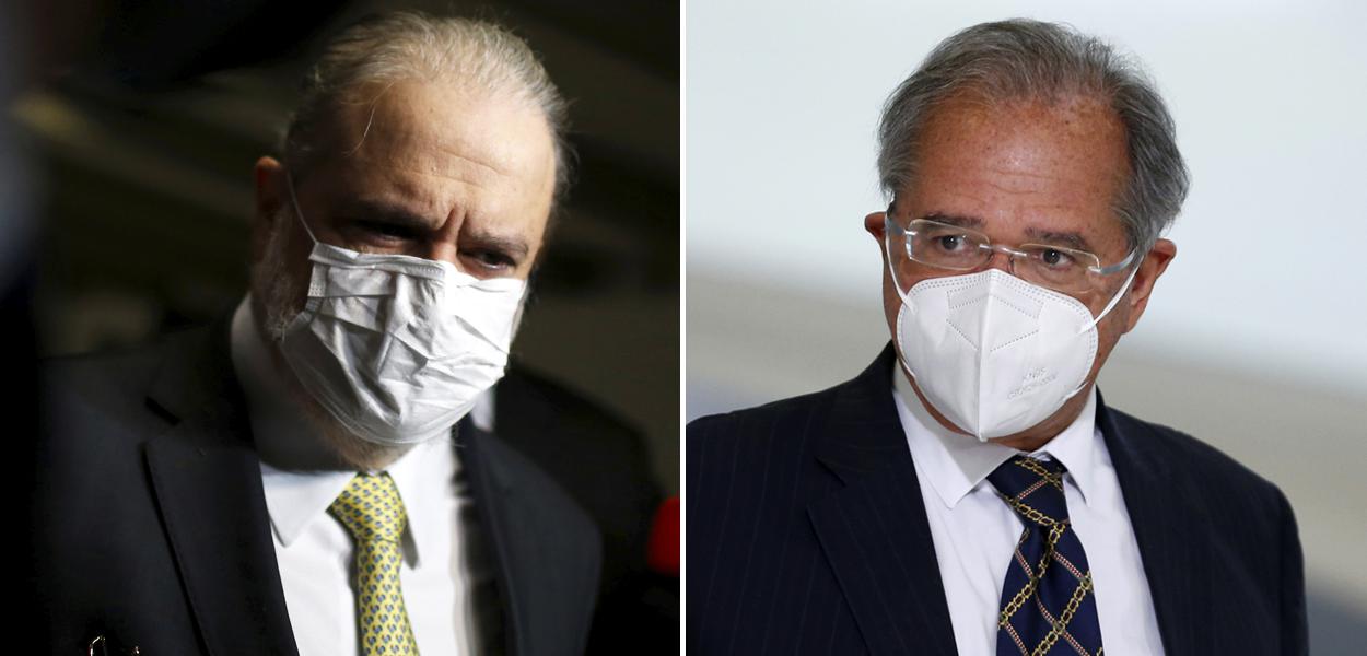 Augusto Aras e Paulo Guedes