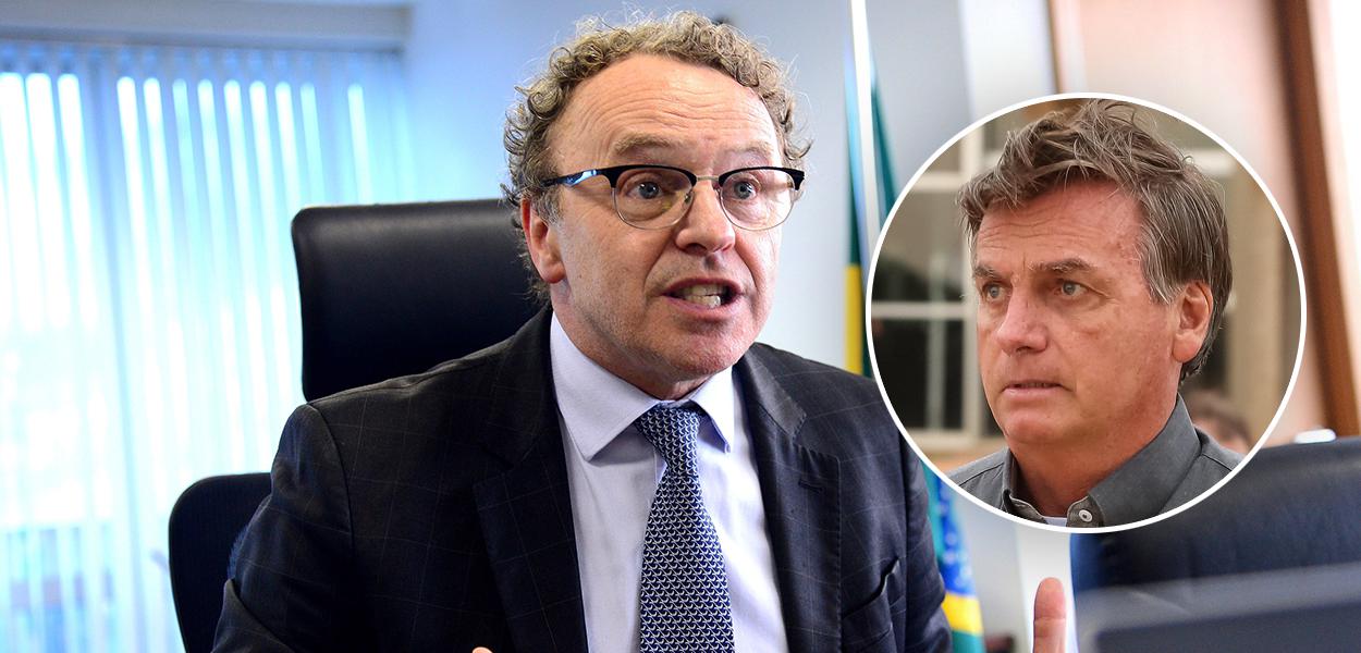 Rogério Sottili e Jair Bolsonaro