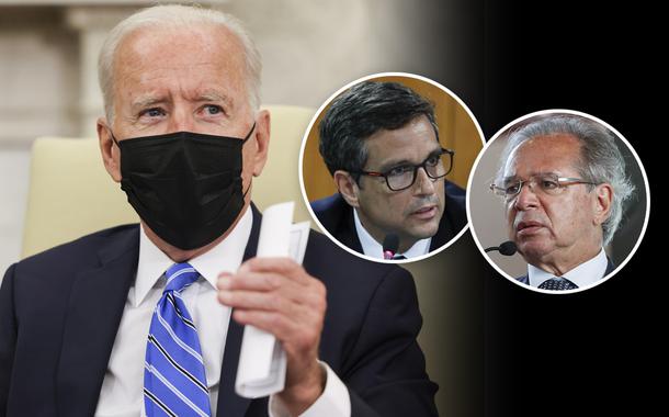 Joe Biden, Roberto Campos Neto e Paulo Guedes